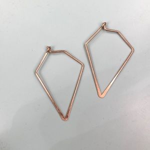 Asymmetrical Gold Earrings